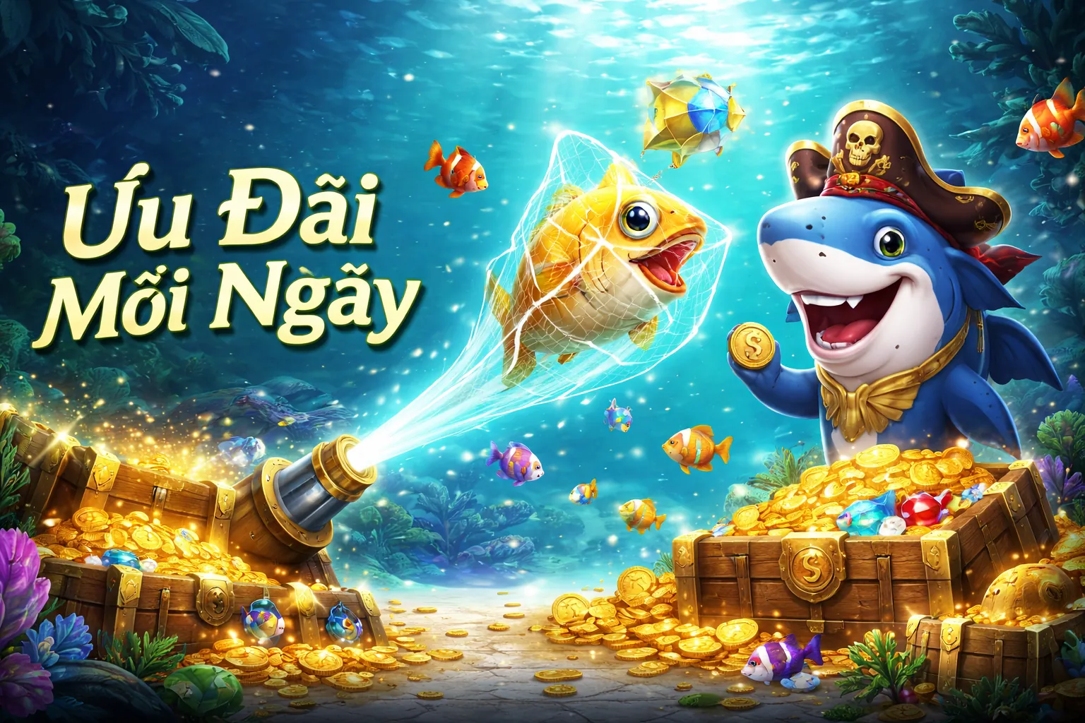 Thế giới Bắn Cá trực tuyến sôi động tại betvisa88